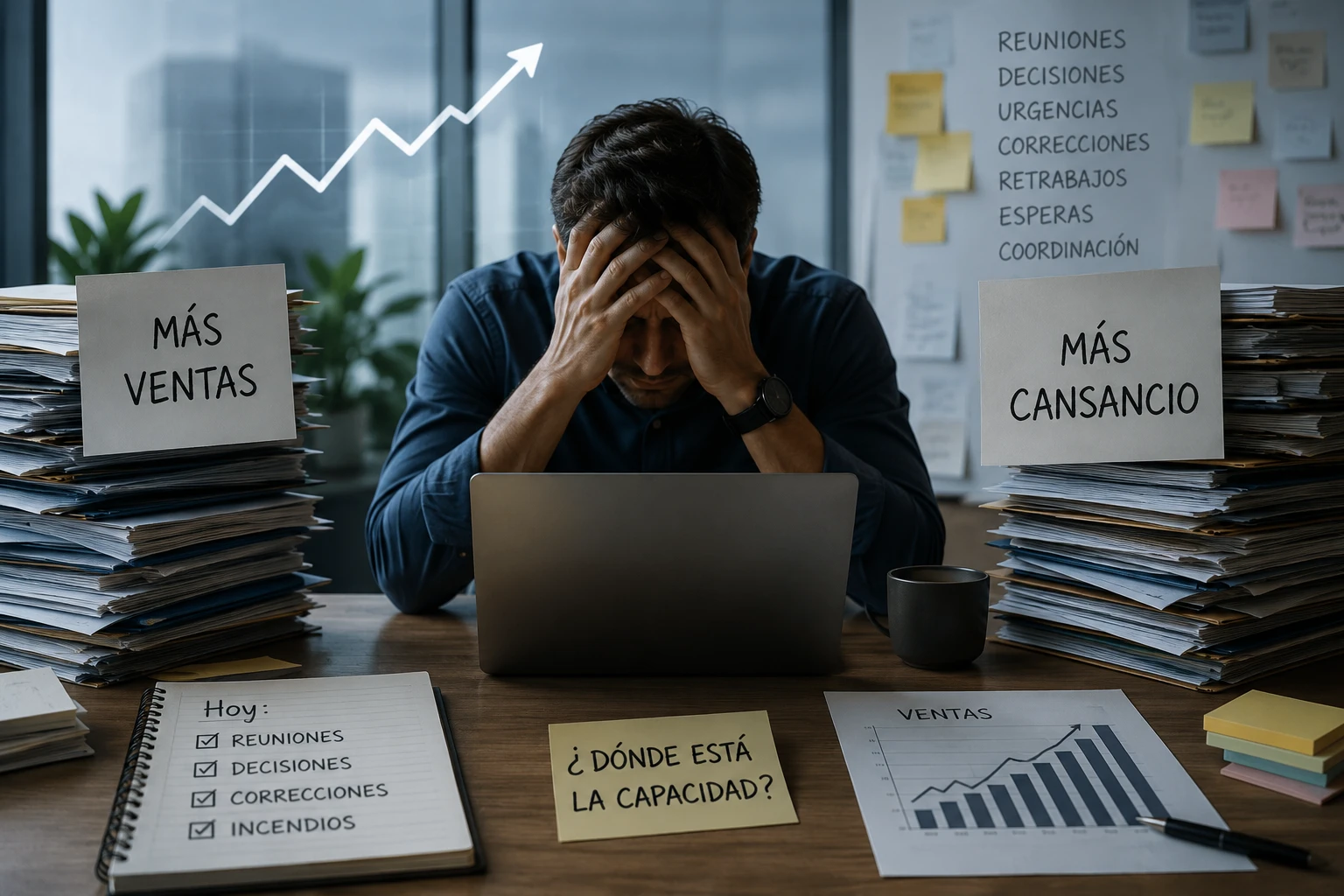 Cuando vender más deja de sentirse como crecer