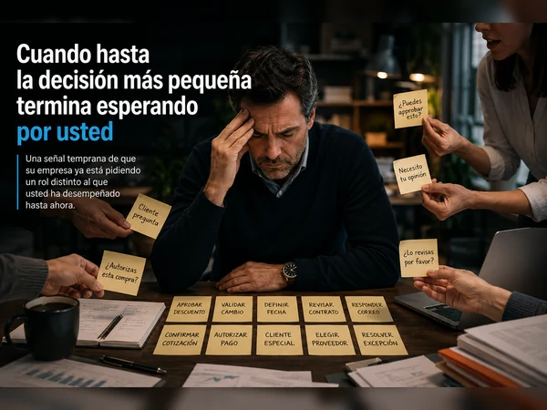 Cuando hasta la decisión más pequeña termina esperando por usted